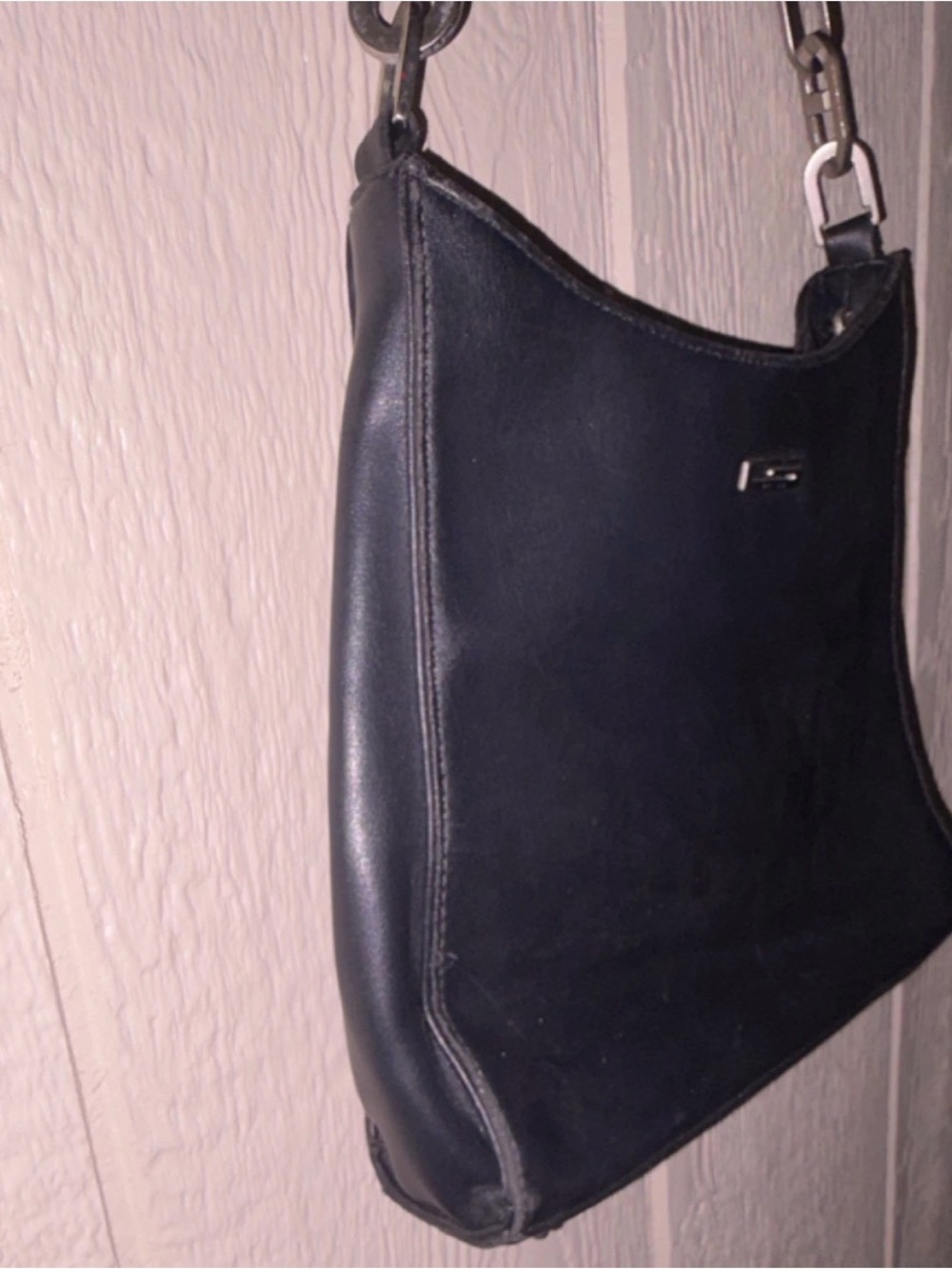 Classic Black Shoulder Bag - Women's Everyday Tote - Picture 3 of 6